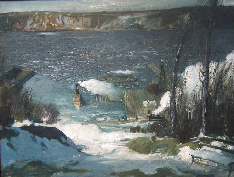 George Wesley Bellows North River China oil painting art